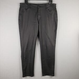 J. Jill Denim 14 Slim Ankle Jeans Black Metallic Sheen Coating Stretch Steampunk